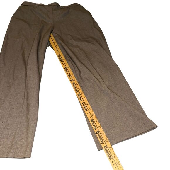 Sag harbor Stretch Petite Brown Pants Size 14p - Picture 3 of 7